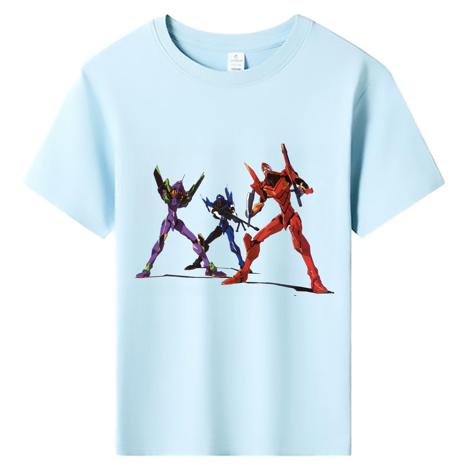 （画像用） EVA 新世紀エヴァンゲリオン 綿100％キッズTシャツ（フロントプリント）